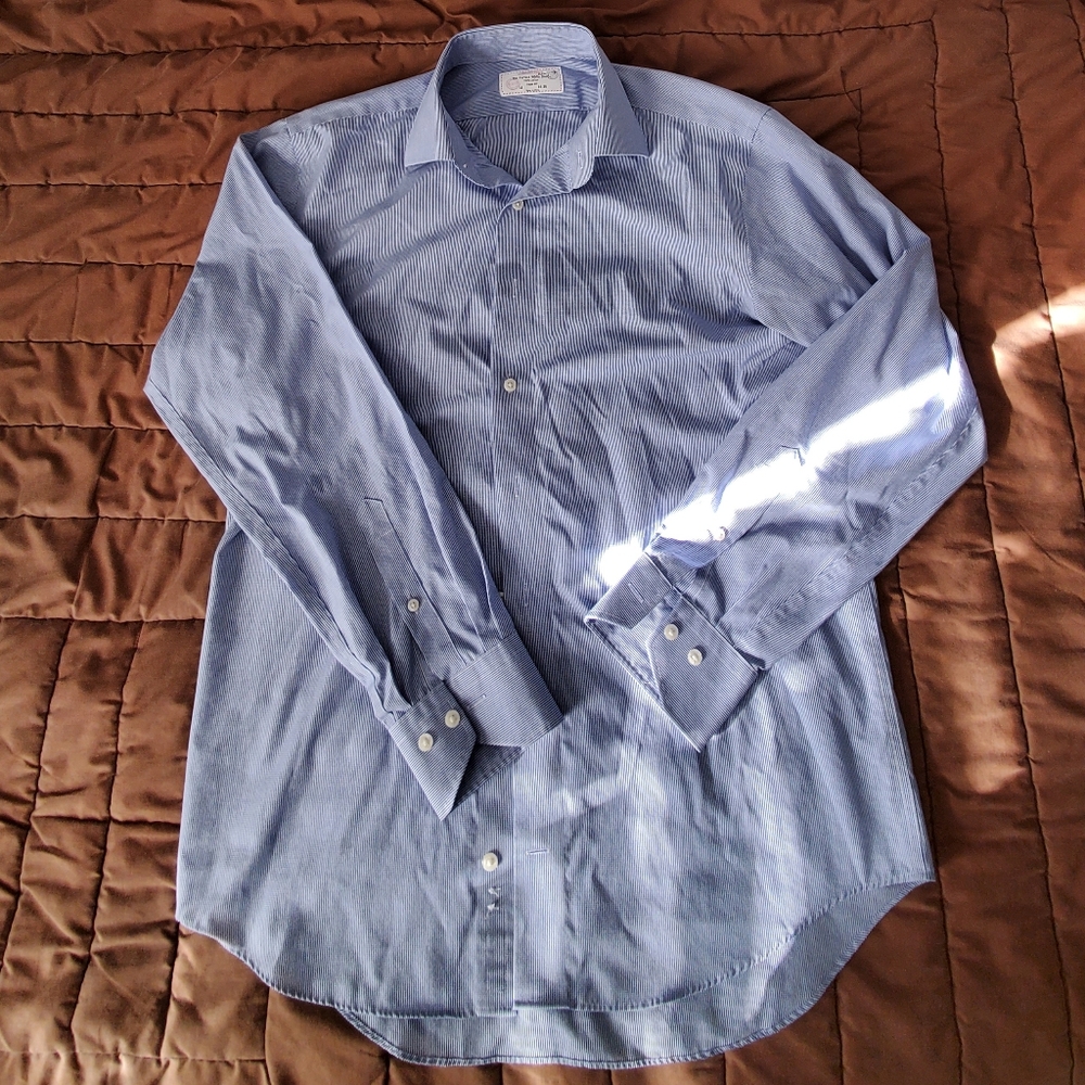 Lorenzo Uomo Men's LS Shirt. 16-34/35. LNPWC "the perfect white/fashion shirt".